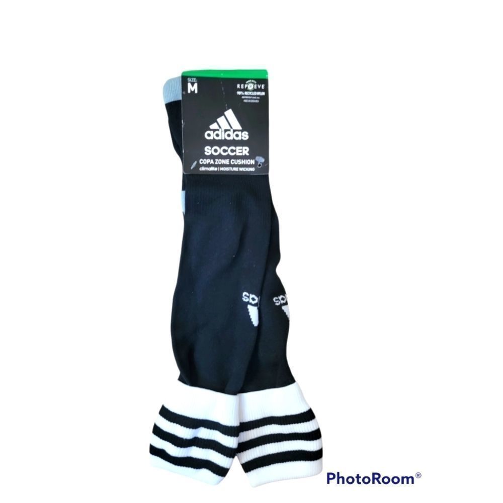 Adidas Soccer Mositure Wicking Socks Medium NWT